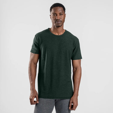 mens comfortable fit tshirt crew neck color dark teal