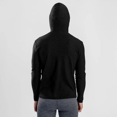 mens ultimate outdoor sun hoodie color black